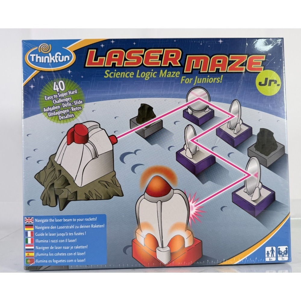 ThinkFun Laser Maze Jr. Science And Logic Maze Game Board (Brand New Sealed)
